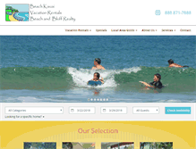 Tablet Screenshot of beachkauai.com